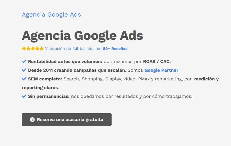 agencia sem google ads