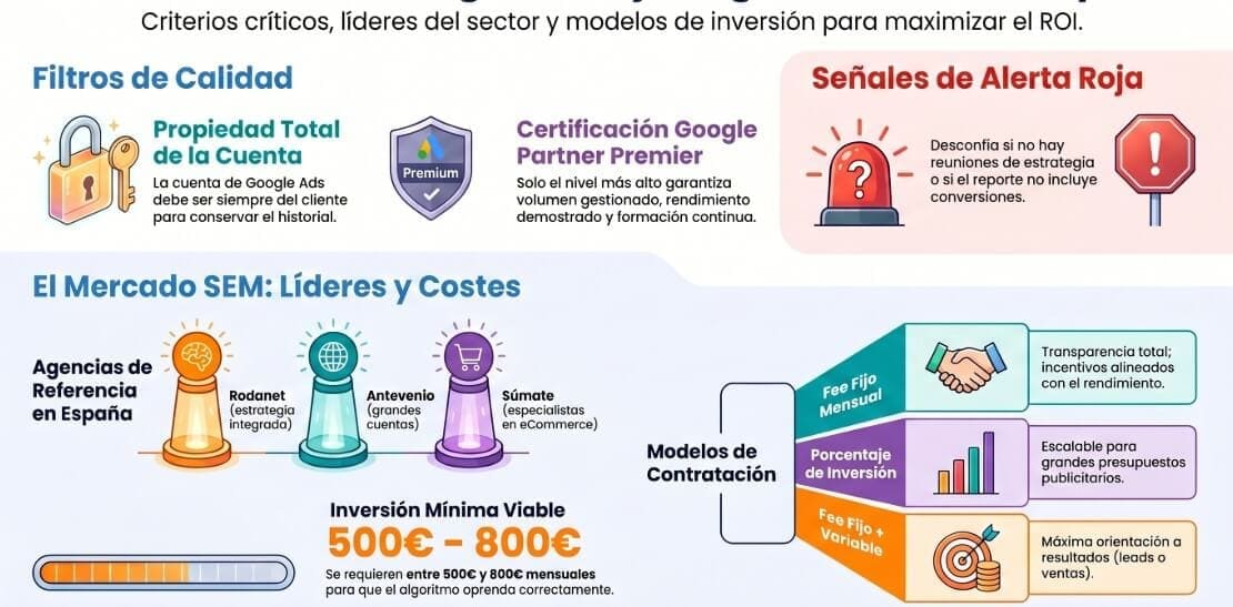 como elegir la mejor agencia sem españa