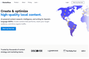 MarketMuse herramienta de IA para auditoría y estrategia de contenido SEO